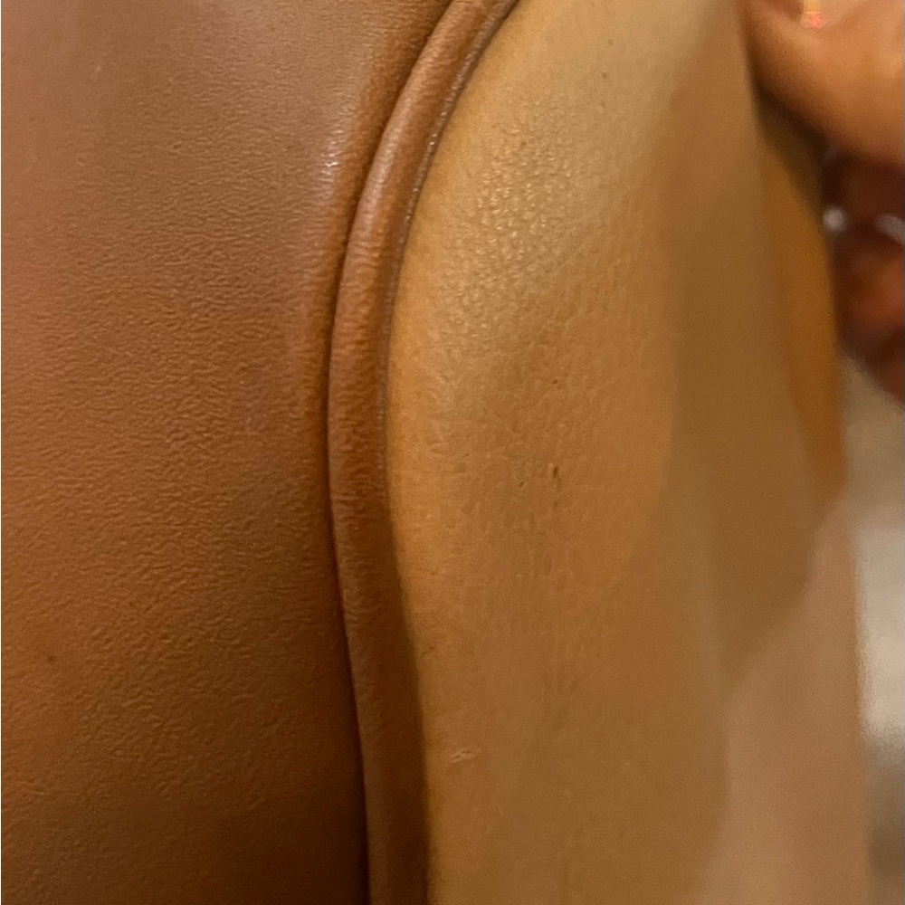 ESPRIT Vintage Y2K Brown and Tan Crossbody Bucket Bag Good Condition - Picture 5 of 12